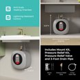 thumbnail image 3 of Fogatti 8 Gallon 1440W Electric Mini Tank Water Heater, Wall/Floor Mount, Gray, 3 of 8