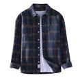 thumbnail image 1 of RKSTN Jackets for Men Fall Fashion Solid Color Design Button Pocket Long Sleeved Hooded Casual Jacket Mens Coats, 1 of 4