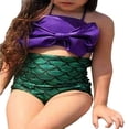 thumbnail image 3 of Maillot de Bain Bikini Little Mermaid pour Bébé Fille, 3 of 4