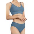 thumbnail image 1 of Birdeem Soutien-Gorge pour Femmes Sans Coutures Grande Taille Dos Échancré Sans Traces Aguichant Dos Froncé sous-Vêtements Ensemble de sous-Vêtements Deux Pièces, 1 of 1