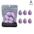 thumbnail image 1 of 6Pcs Mini Sponge Beauty Set Gourd Water Drop Makeup Cosmetic Powder Egg, 1 of 8