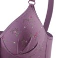 thumbnail image 3 of Jovati Soutien-gorge Quotidien pour Femmes, Fermeture à Boutons-Pression à l'Avant, Bretelles Ajustables, Imprimé Floral, Mélange Respirant Nylon-Spandex, Grande Taille 36–46, 3 of 5