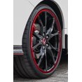 thumbnail image 2 of AlloyGator Wheel Protector K4RDEXC Exclusive Profile; For Use With 12 To 24 Inch Diameter Wheels; Red; Adhesive And Clip Attachment, 2 of 6