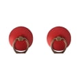 thumbnail image 1 of maskred Support Rotatif Rond à 360° pour Bague de Doigt pour Cellulaire Téléphone Intelligent Rouge 2ensemble, 1 of 6