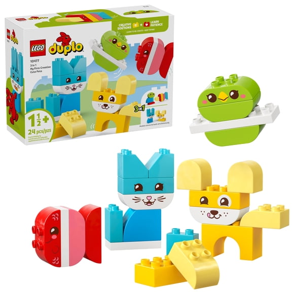 LEGO DUPLO Mon premier Les Animaux de Compagnie Créatifs 3 en 1 10477