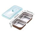 thumbnail image 3 of TIELUTT And Go Snack Containers Reusable Dishwasher Stainless Steel Reusable Snack Sealed Storage Container 1 Cup Glass Containers with Lids Meal Prep Containers with Lids Ice Container Small Kitchen, 3 of 3