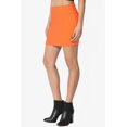 thumbnail image 4 of TheMoogan Women's Basic Stretch Cotton High Waist Double Layer Tube Mini Skirt, 4 of 7