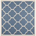thumbnail image 1 of Safavieh Tapis Bleu Intérieur Extérieur - Carré 5 Pieds3 Pouces, 1 of 1