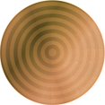 thumbnail image 1 of Ahgly Tapis Rond Lavable en Machine Intérieur Transitionnel Orange, 5 Pieds Rond, 1 of 7