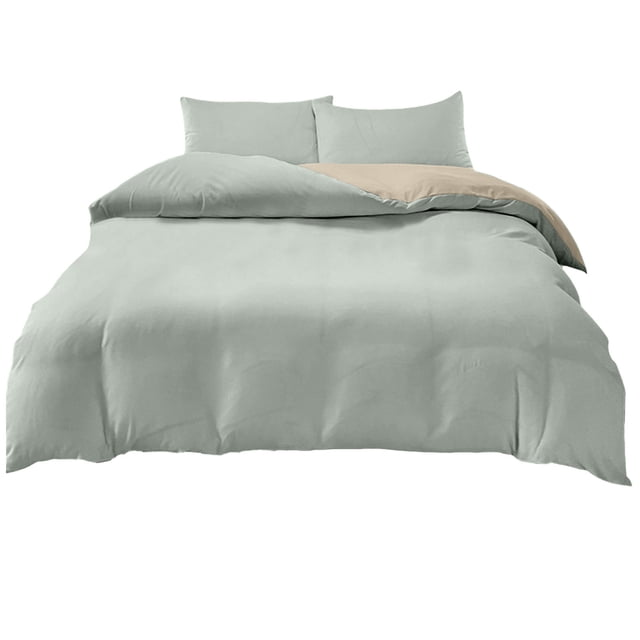 F 4 Piece Bedding Set Includes Comforter Cover Flat Sheet And Pillowcases For Standard King Size Bed Soft Breathable Polyester Material Easy Care Machine Washable Weight 2.43 Pounds