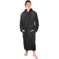 thumbnail image 1 of Luxurious Men'S Shawl Collar Fleece Bathrobe Spa Robe, 1 of 3