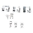 thumbnail image 1 of Dalazy Ensemble de 8 Pcs de Pieds-Pression Machine à Coudre Ourlet Roulé Pied de Pression Kit de Pied Guide Ajustable Liant de Biais Ourlet Roulé Pied de Pression, 1 of 7