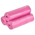 thumbnail image 1 of Unique Bargains Sacs à Déchets Petits de 2 à 4 Gallons Doublures de Corbeille à Déchets Rouges, 60 Unités / 3 Rouleaux, 1 of 5