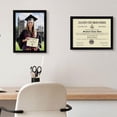 thumbnail image 1 of Style Graduation Certificate Frame, Diploma Photo Frame Wall & Tabletop Display, Black Color, 13 * 18cm, Graduation Diploma Framefor13x18cm, Certificate Photo FrameforDesk, 1 of 9