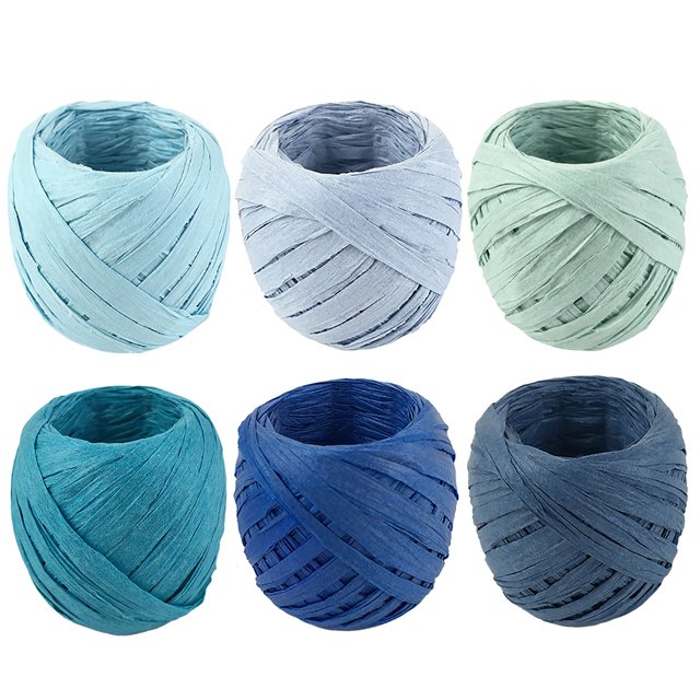 65.6ft Raffia Ribbon Multi-purpose DIY Decorative Paper Ribbon Craft Ribbon