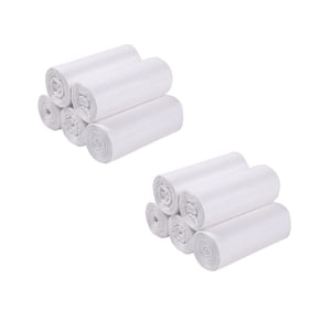 2Pcs Trash Bag Strong Leakage Small Garbage Bags Unscented Thick For Bathroom Kitchen Small Trash Can Clearrubbish Bags Home Decor