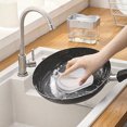 thumbnail image 3 of Sponges for Cleaning,Multi Functional Kitchen and Bathroom Cleaning Brush with Handle Sponge Cleaning Countertop Brush,Bathroom Cleaning Tools,Sponge with Handle,Cleaning Sponges Kitchen, 3 of 5