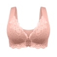 thumbnail image 4 of BVOFAR Plus Size Push Up Bras Front Closure No Underwire Bra Lace Full Coverage Bras Everyday Breathable Comfy Bra 2 Pcs, 4 of 6