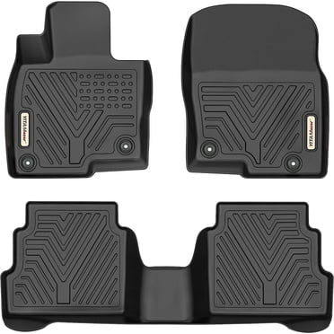DEXTRUS Tapis de Sol pour Mazda CX-5 2017-2025, Doublures Toutes Saisons, Caoutchouc Intégral, avant et Arrière, Ensemble de 3 Pcs