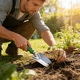 thumbnail image 3 of Garden Trowels Hand Tool for Men Women Stainless Steel Plastic Handle Pointed Shovel Rake for Planting Weeding 2 Pc, 3 of 6