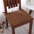 thumbnail image 1 of EGNMCR Outdoor Seat Cushion Stool Cushion Household Thin Dining Table And Chair Cushion All Season Universal Slip Strap Tie Rope Solid Color Student Seat Cushion Colorful cushion, 1 of 3