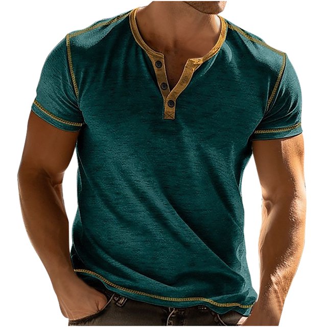 Birdeem T-Shirt à Manches Courtes à Col Rond pour Hommes Européens et Américains, Slim, Sport