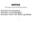 thumbnail image 2 of CMX Front Disc Brake Caliper Rotors and Ceramic Pads Kit for Car Ford F-150 Expedition Lincoln Navigator KC8-100152C, 2 of 11
