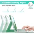 thumbnail image 3 of KOMI Wireless Keyboard Case with Touchpad for iPad 10.2" 9th 8th 7th Generation, Detachable Bluetooth Keyboard with Pencil Holder for iPad 10.2 Inch/iPad Air 10.5"(3rd Gen)/iPad Pro 10.5 in, Green, 3 of 5