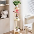 thumbnail image 3 of Uuiauoio Sturdy Plastic End Table with Tier Storage Rounded Corners for Living Room Bedroom Modern Side Table Small Coffee Table Durable Lightweight, 3 of 5