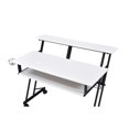 thumbnail image 4 of Meubles Acme 92902-VV Ergode Musique Studio Bureau Blanc & Noir, 4 of 6
