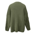 thumbnail image 4 of Simua Womens Oversized Chunky Open Front Cardigan Sweaters Cable Knit Long Sleeve Cardigans Outwear Coats, 4 of 5