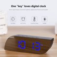thumbnail image 2 of Digital Alarm Clock with Led Night Light Digital Clock Large Display, Led Alarm Electric Clocks Surface for Makeup with Diming Mode Alarm Clock with Night Light Digital Clock Large Display, 2 of 6