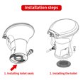 thumbnail image 3 of Amdohai RV Toilet Seal Gasket Replacement for Dometic 300 310 320 RV Series Toilets Replace Part 385311658, 3 of 8