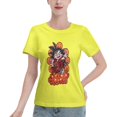 thumbnail image 1 of T-Shirt Basique à Manches Courtes pour Femmes Dragon Ball Little Goku, 1 of 6