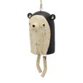 thumbnail image 4 of Animal Wind Chimes, Rustic Animal Wind Chimes Hanging Natural Resin Hand Made With Accessories For Gardens E Hedgehog, 4 of 8