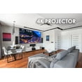 thumbnail image 2 of RCA Native 1080p LED Projector, 4K Compatible Input Support, 450 ANSI Lumens, 2 HDMI, USB and Micro SD, Digital Keystone Correction, 2 of 8