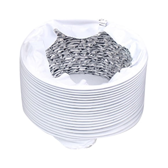ziyahi Tuyau d'Aération de 19 Pieds Long Conduit d'Aération de Sécheuse pour Hottes de Cuisinière Évent de Ventilateur Évacuation 5.91 Pouces 5.91 Pouces