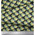 thumbnail image 3 of Soimoi Rayon Fabric Bird,Palm Tree & Sun Nature Printed Craft Fabric by The Yard 56 Inch Wide, 3 of 3