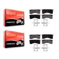 thumbnail image 1 of Positive Plus Front Rear Semi-Metallic Brake Pad Kit for Car IC Corporation International CE School Bus Commercial 4300 Hino 4300LP Blue Bird 268 Vision 4400 258 Freightliner FL60 All FE HC KPF-100572, 1 of 8