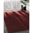 thumbnail image 3 of Ahgly Company Tapis Rectangulaire Intérieur Lavable en Machine Rouge Écarlate Foncé, 5 Pieds x 8 Pieds, 3 of 7