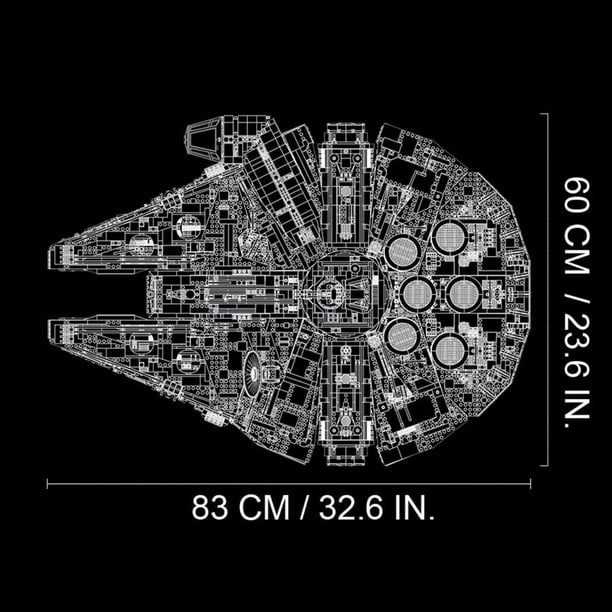LEGO Star Wars Millennium Falcon 75192 Toy Building Kit (7541