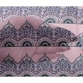 thumbnail image 4 of oneOone Viscose Chiffon Fabric Leaves & Floral Block Decor Fabric Printed BTY 42 Inch Wide, 4 of 4
