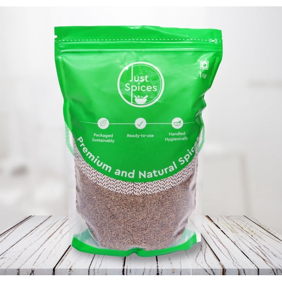 Just Spices - Whole Cumin Seeds , Jeera Whole , 1 kg (2.2 lb) , Product of India , Whole Spices