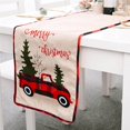thumbnail image 3 of kurtrusly Napperon de Table de Noël pour Voiture Xmas Tree, Chemin de Table, Décoration de Noël, 3 of 7