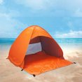 thumbnail image 3 of Hearth & Gear Outdoor Camping Camping Beach Up Beach Tent Sun Shelter For 2 To 3 Person 98% Includes 6 Tent Peg And Storage Bag To Withstand Wind Water Proof For Fishing Hiking Camping Backpack for, 3 of 4