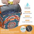 thumbnail image 4 of Artistic Spiritual Mandala Cooler Backpack - 20L Leakproof Soft Cooler Bag with Multiple Pockets for Organization, 4 of 6