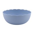 thumbnail image 1 of Mainstays Polypropylene Round Scalloped Bowl, Blue, 1 of 5