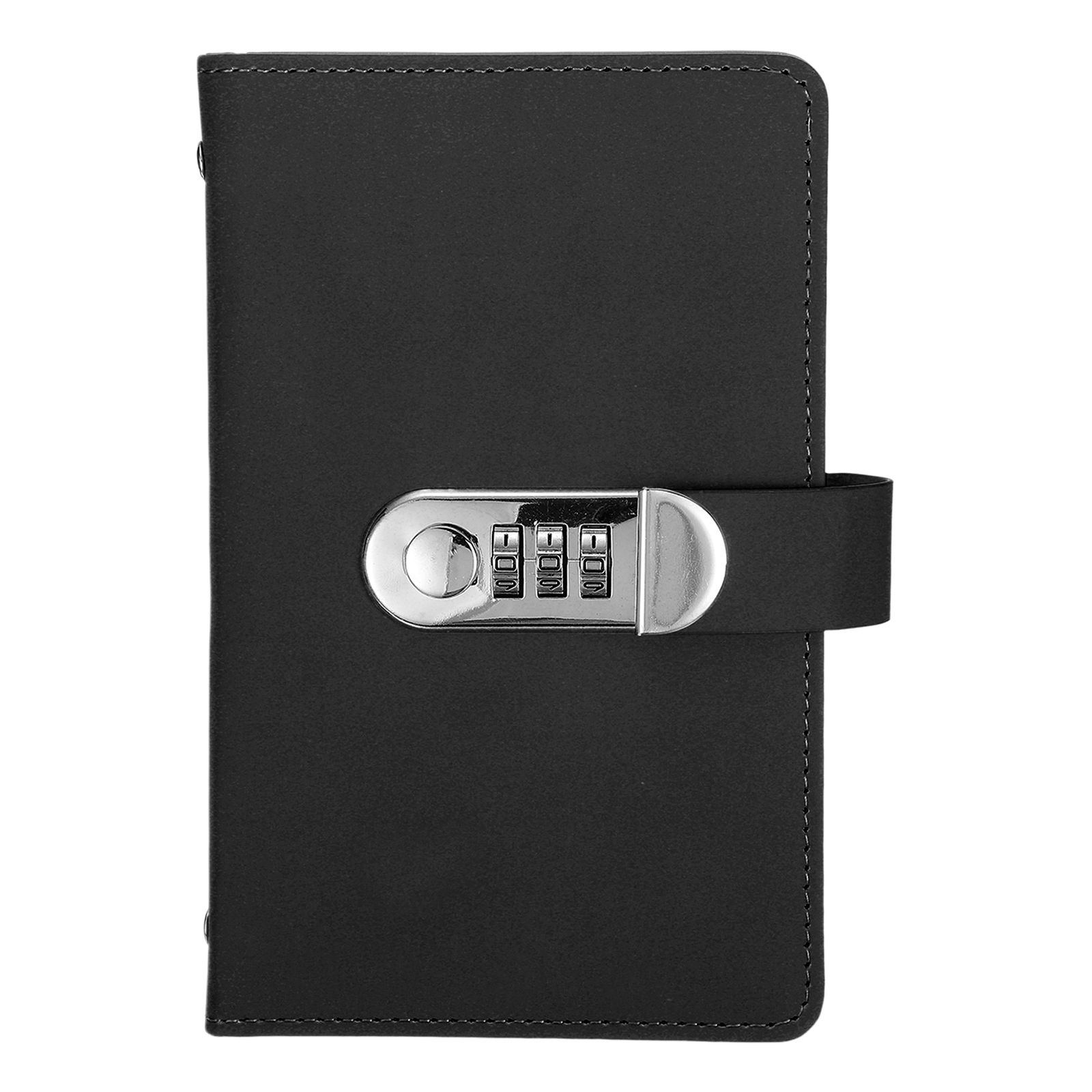 Uxcell 100 Envelope Challenge Binder, PU Leather Envelope Savings Challenge Book with Password Lock Money Saving Binder with Horizontal Insert for Budgeting Saving Expense, Black