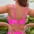 thumbnail image 4 of Weiqiqre Swimsuit for Women High Neck Sporty Racerback Crop Top Swimsuit High Cut Two Piece Bathing Suit, 4 of 4