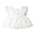 thumbnail image 1 of Robe en Dentelle Florale Sans Manches pour Bébé Fille, Princesse, Robe d'Été en Tulle pour Nourrisson, 1 of 7